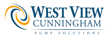 Logo of West View Cunningham, a distributor of industrial pumps and designer of engineered systems.